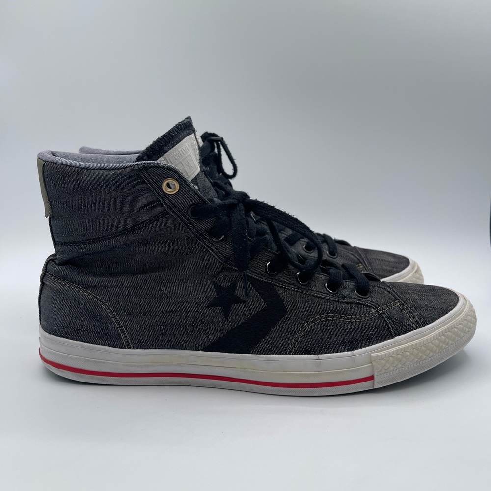 Unisex RARE Converse Chuck Taylor All Star Distressed Star Player Gray Hi To